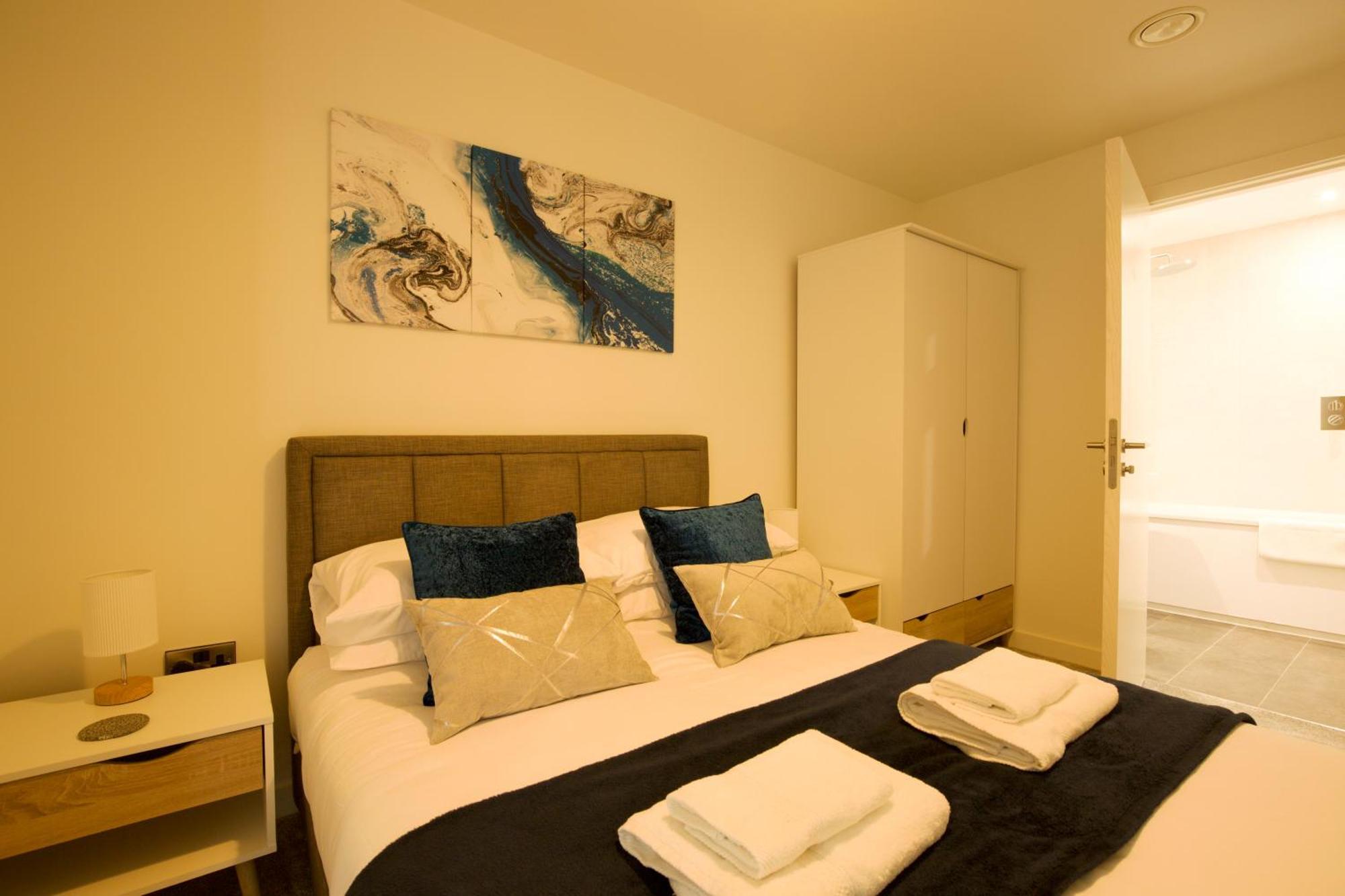 Modern City Flat With Gym & Spa Apartment Manchester Exterior photo