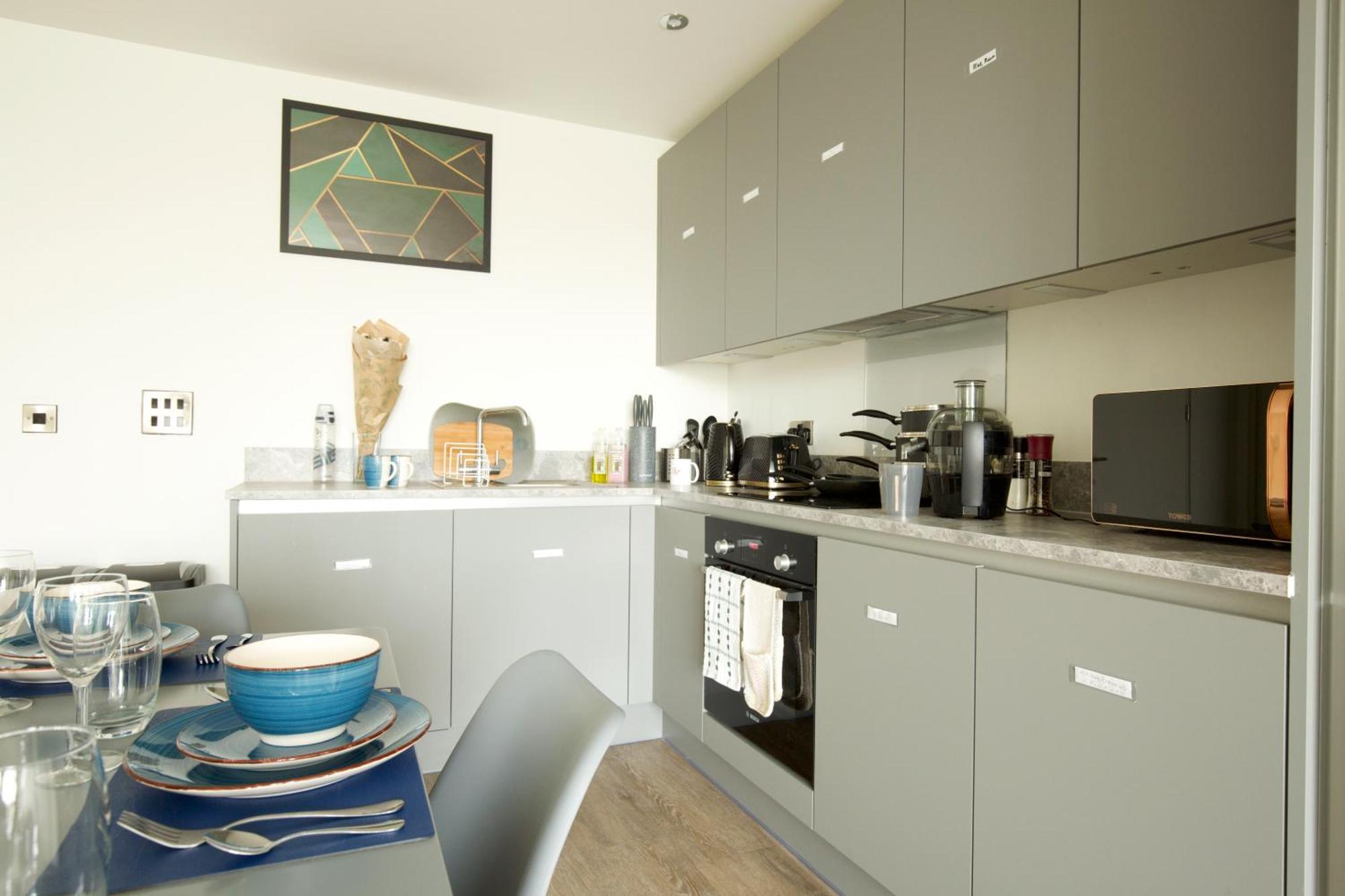 Modern City Flat With Gym & Spa Apartment Manchester Exterior photo