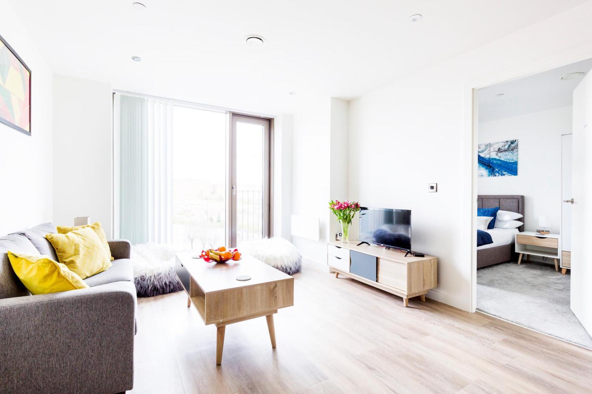 Modern City Flat With Gym & Spa Apartment Manchester Exterior photo